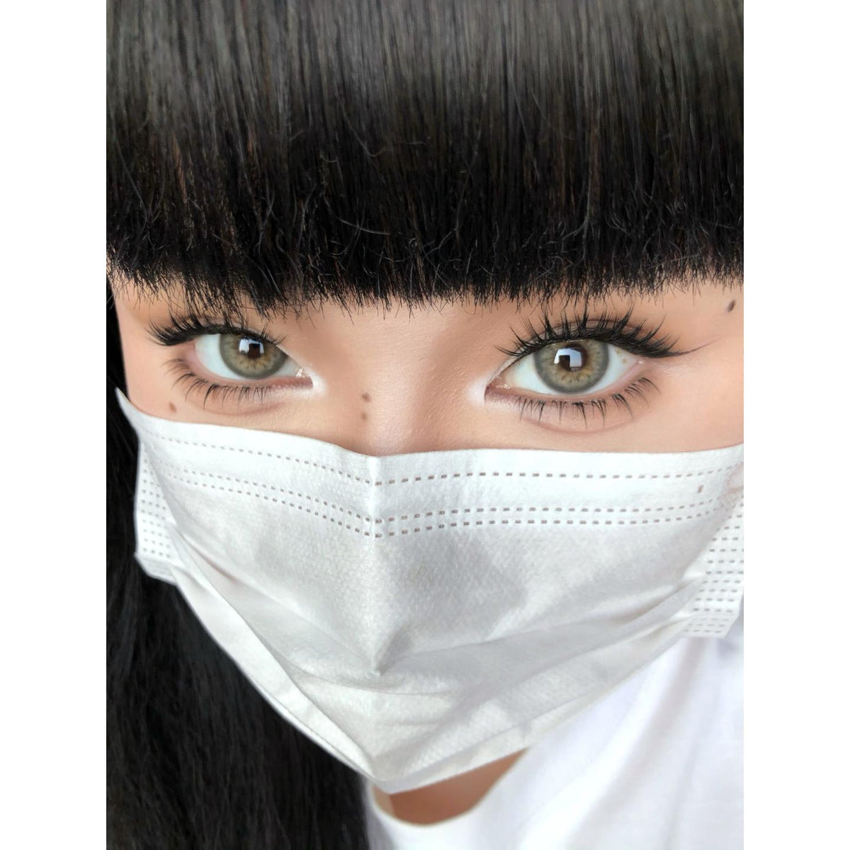GJWJIA OBALEN คอนแทคเลนส์สีเขียว ขนาด 14.50 มม. (ระยะเวลาการใช้งาน 6 เดือน)