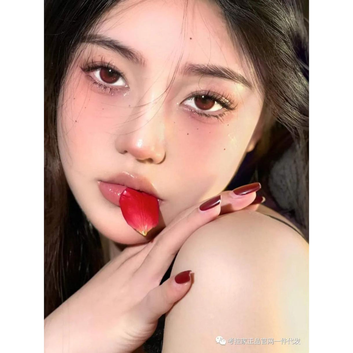 BZFQIE Xiyoulens 14.50mm Red Colored Contact Lenses (6 Months Wear)