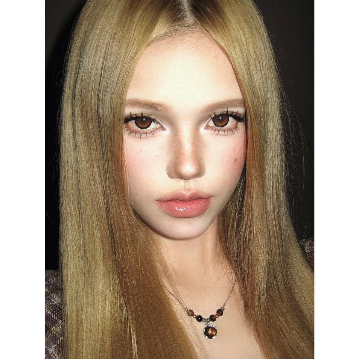 FMGUAN Serltyca 14.50mm Brown Colored Contact Lenses (6 Months Wear)