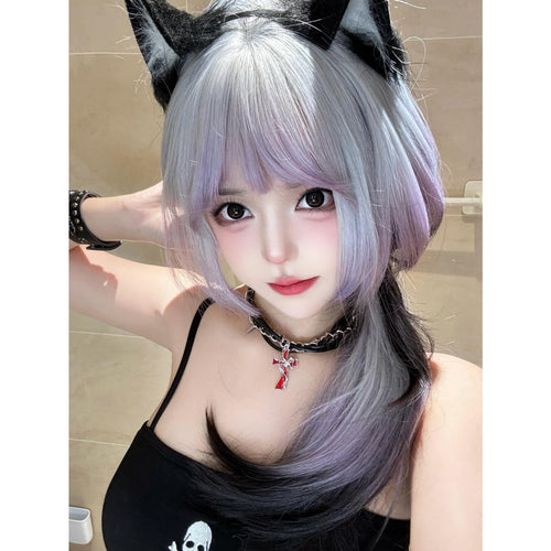 CDNQHEI OBALEN 14.50mm Black Colored Contact Lenses (6 Months Wear)