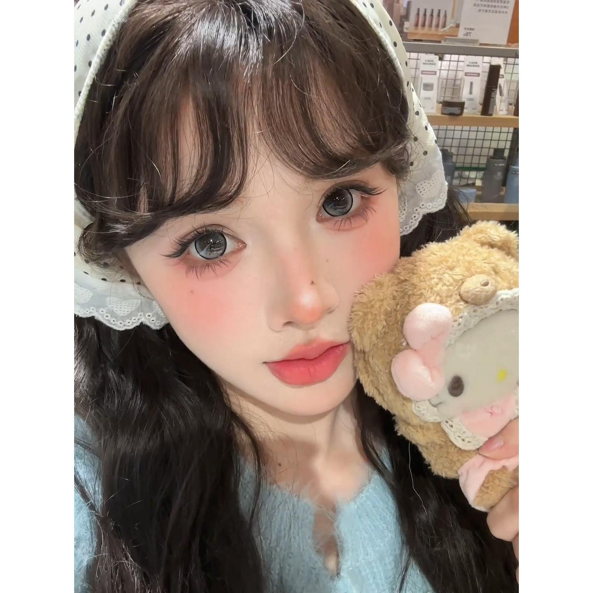 KKKAI thestarlens 14.50mm Grey Colored Contact Lenses (6 Months Wear)