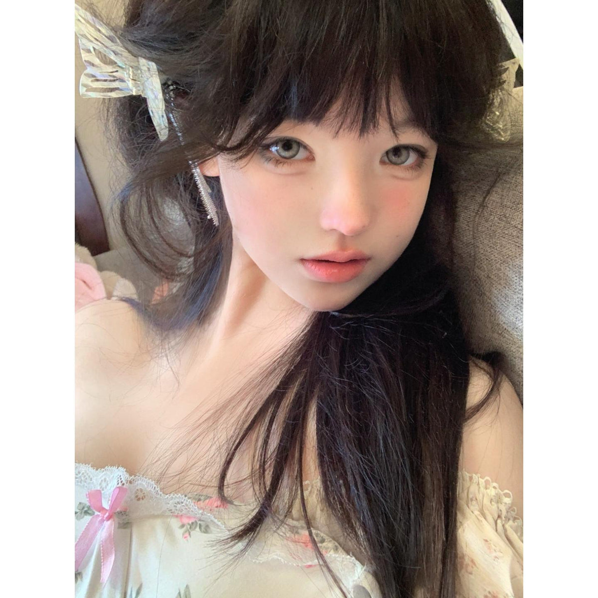 WLXBAO BOOSCON 14.20mm Gray Colored Contact Lenses (6 Months Wear)