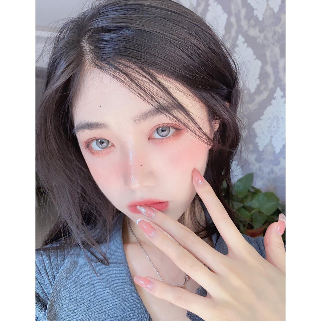 TKSHUI Xiyoulens 14.00mm Gray Colored Contact Lenses (6 Months Wear)