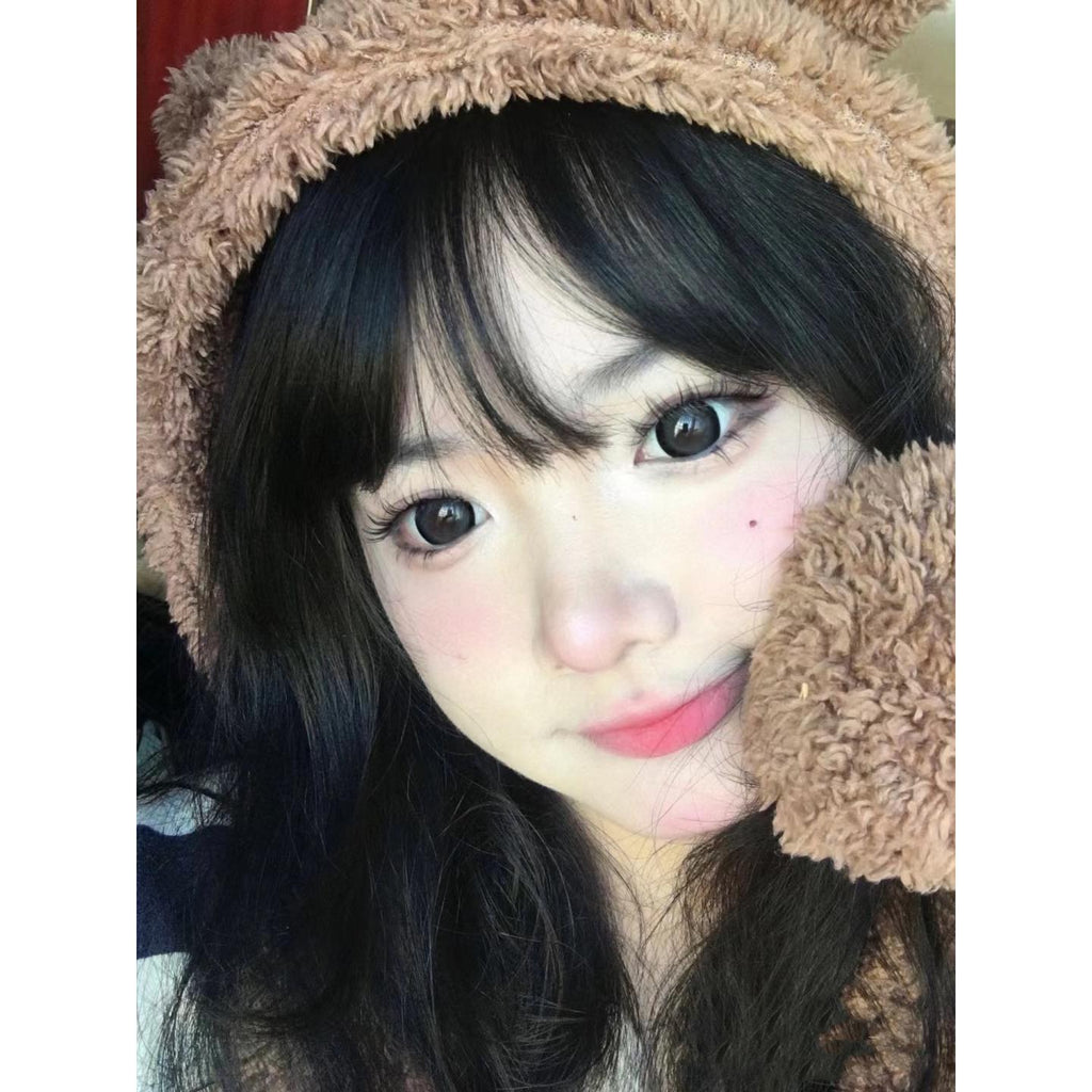 HJSYA Xiyoulens 14.50mm Black Colored Contact Lenses (6 Months Wear)