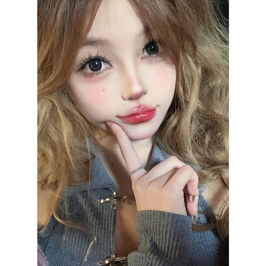 DNNPIAN Xiyoulens 14.50mm Black Colored Contact Lenses (6 Months Wear)