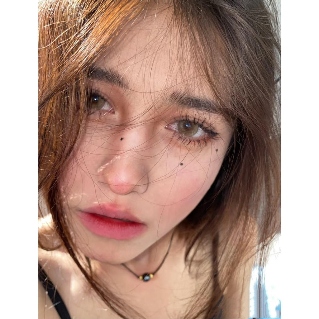 LLXIN ROSELENS 14.20mm Brown Colored Contact Lenses (6 Months Wear)
