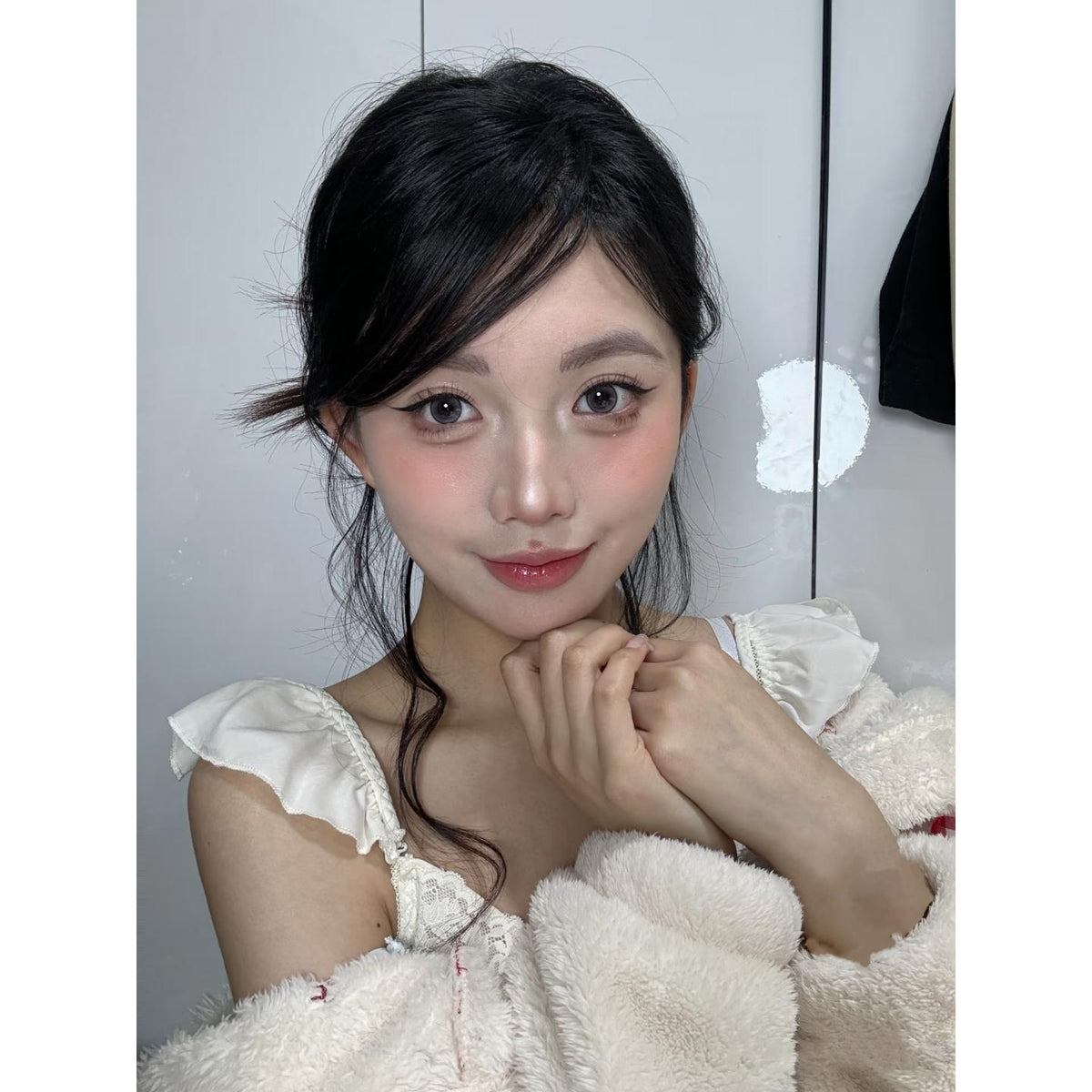 TLHUI FLLYCON 14.20mm Grey Colored Contact Lenses (6 Months Wear)