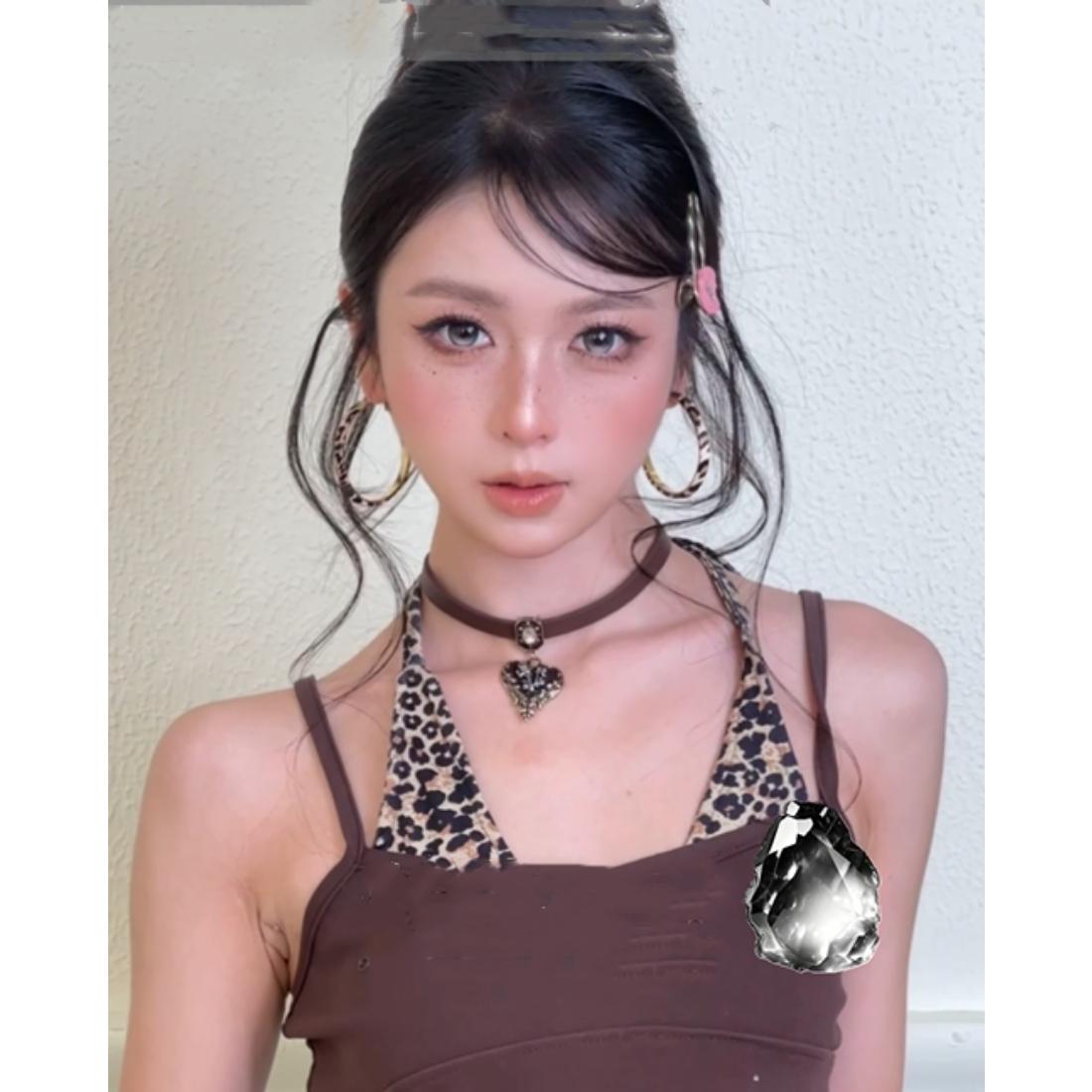 CDYJCENG OBALEN 14.50mm Gray Colored Contact Lenses (6 Months Wear)