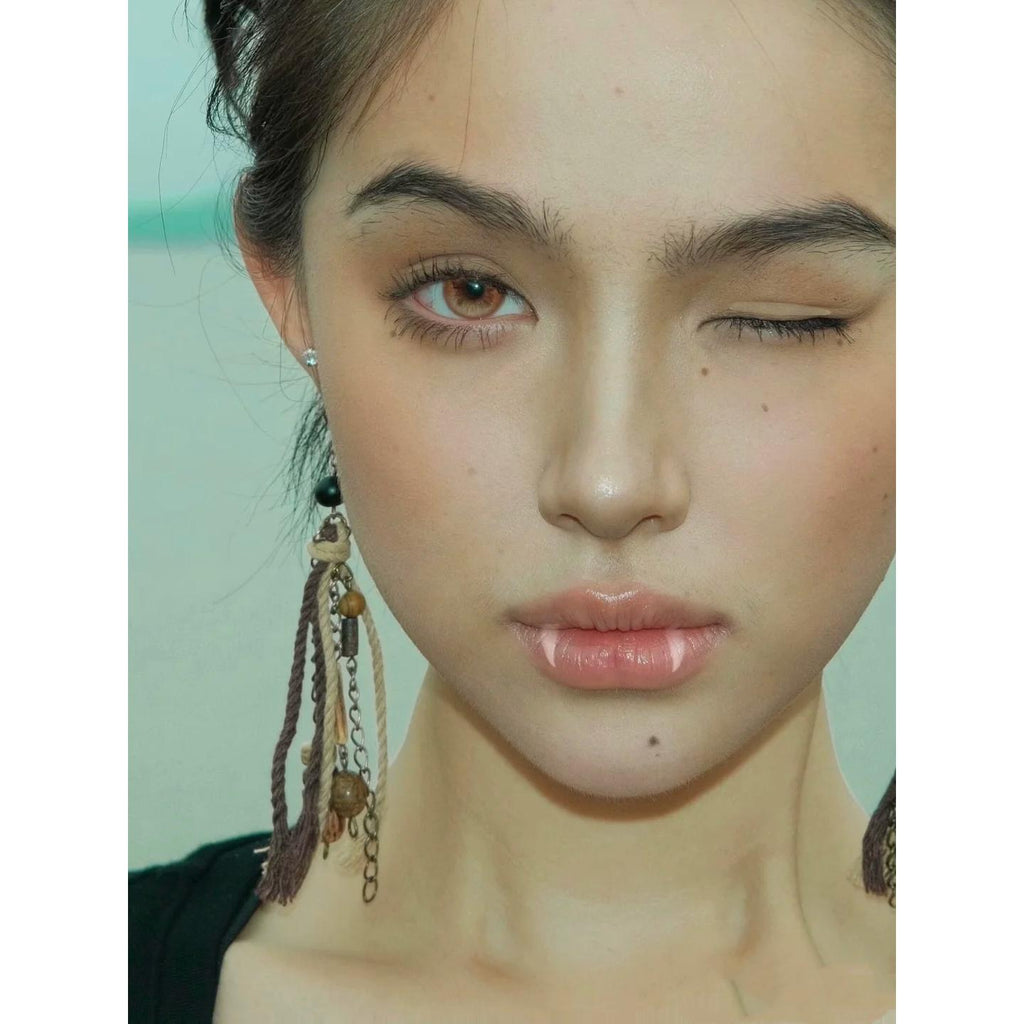 CHENJIHAIDIE Xiyoulens 14.50mm Brown Colored Contact Lenses (6 Months Wear)