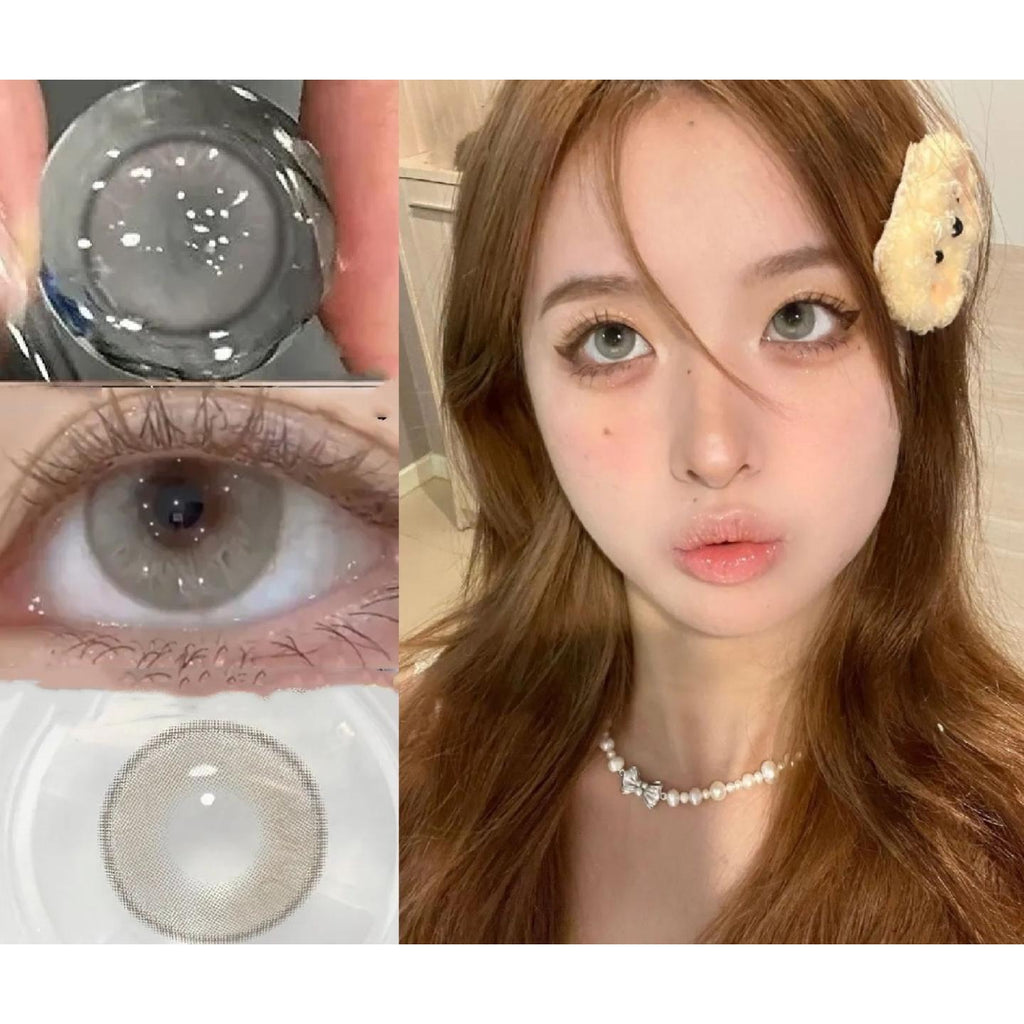 Kính áp tròng màu YYHUI ROSELENS 14.20mm màu xám (Hạn sử dụng 6 tháng)