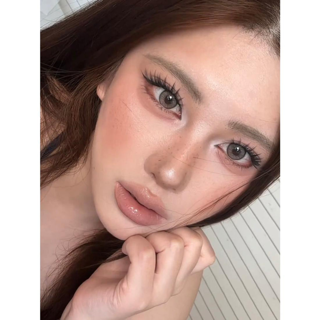 YYYSHI Serltyca 14.20mm Gray Colored Contact Lenses (6 Months Wear)