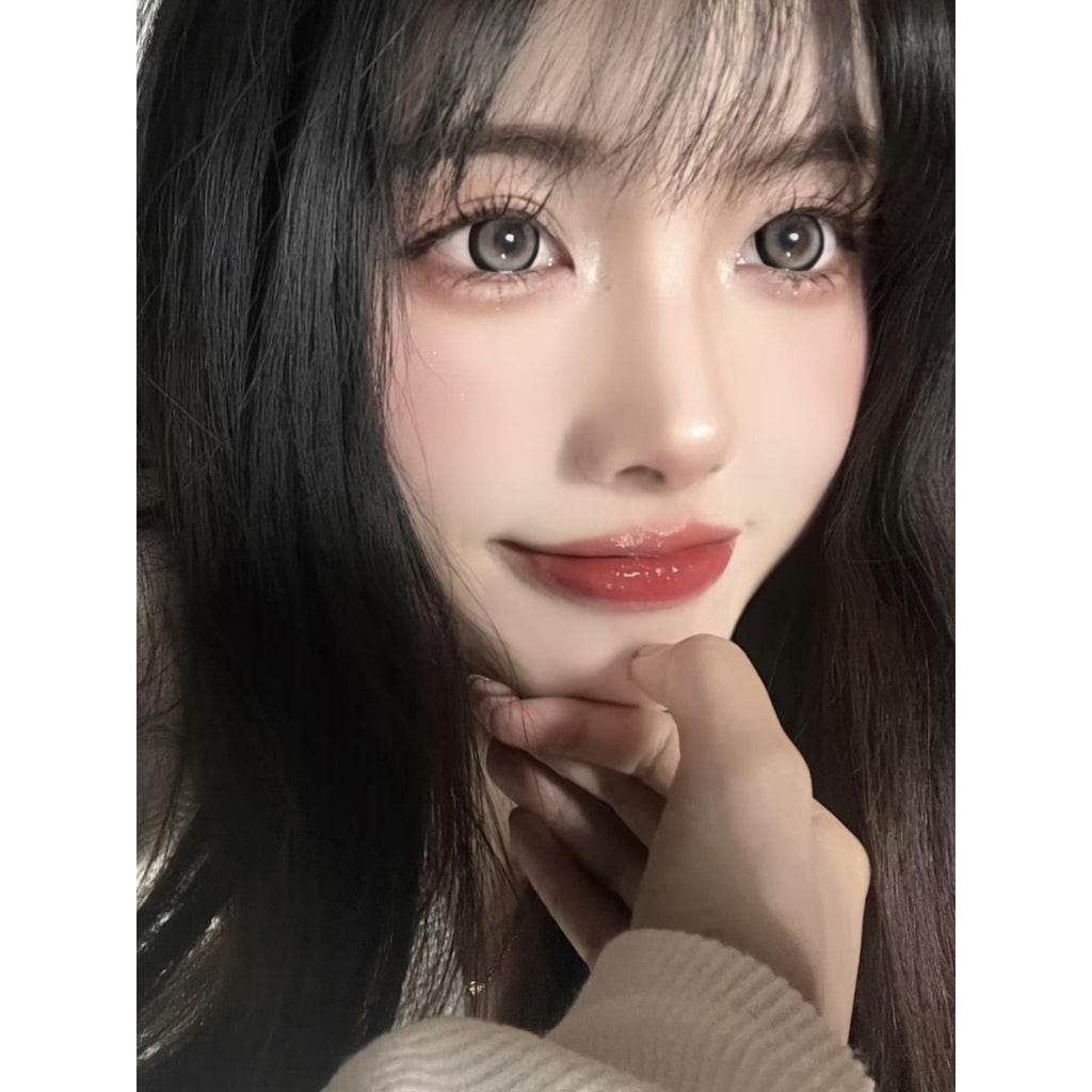 FPHHUI MorningCon 14.50mm Gray Colored Contact Lenses (6 Months Wear)