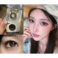 DXZLI Tinacon คอนแทคเลนส์สีดำ ขนาด 14.50 มม. (ชนิดราย 6 เดือน)