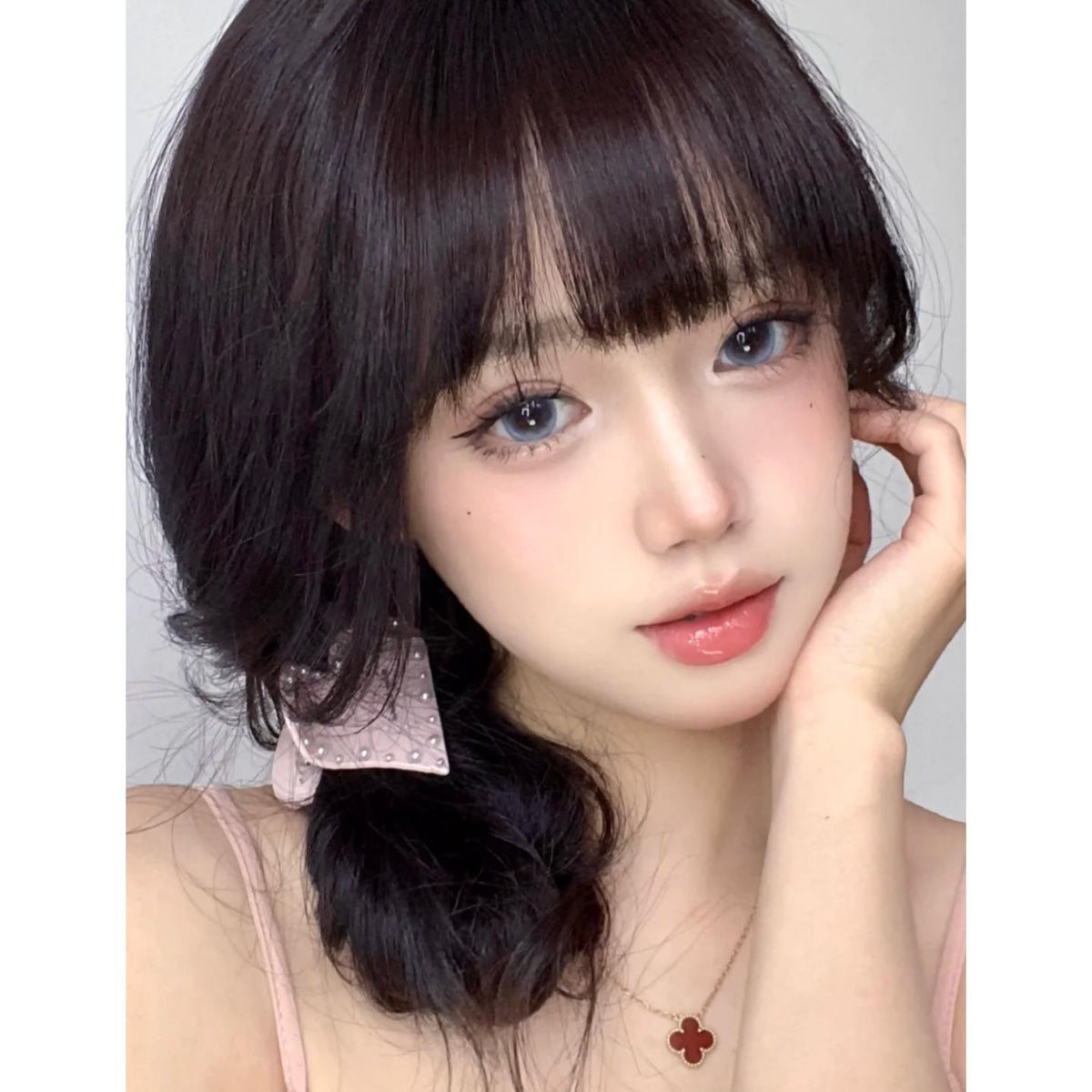 YWWNSI Xiyoulens คอนแทคเลนส์สีฟ้า ขนาด 14.50 มม. (ชนิดใช้งานได้ 6 เดือน)