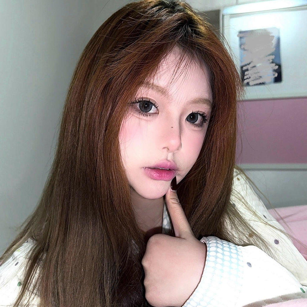 DGHUI Serltyca 14.50mm Grey Colored Contact Lenses (6 Months Wear)