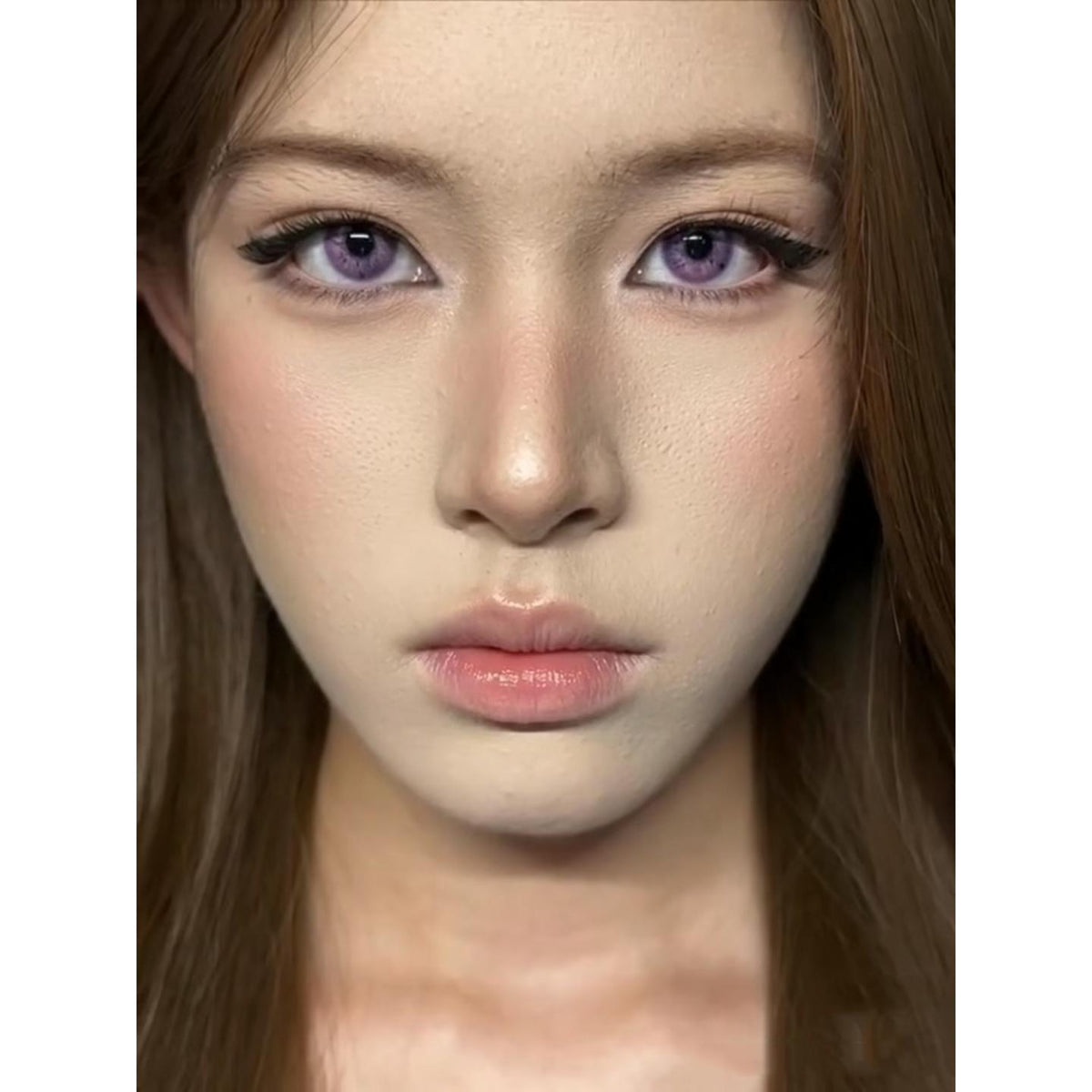 LMAN PORSLEN 14.20mm Purple Colored Contact Lenses (6 Months Wear)