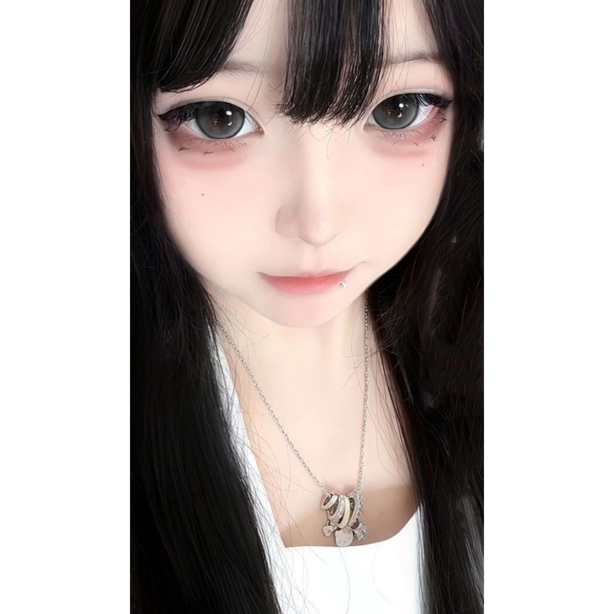 KLXGOU OVOLOOK 14.50mm Grey Colored Contact Lenses (6 Months Wear)