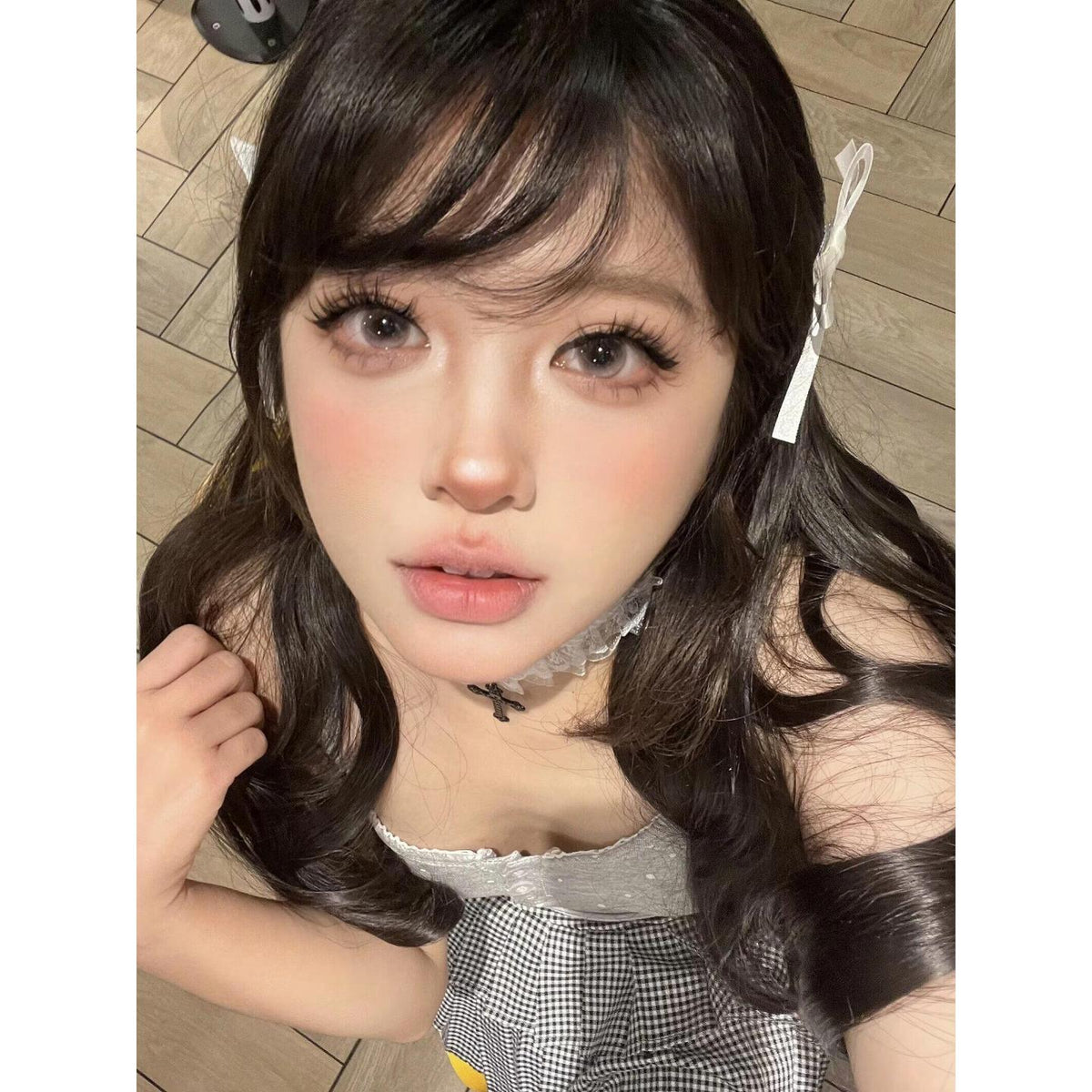CLFHWU Xiyoulens 14.50mm Pink Colored Contact Lenses (6 Months Wear)