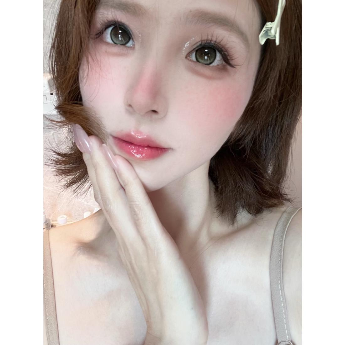 QLLV MimiPark 14.50mm Green Colored Contact Lenses (6 Months Wear)