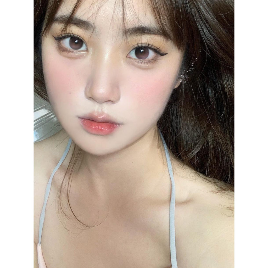 MZSHUA MorningCon คอนแทคเลนส์สี ขนาด 14.20 มม. สีชมพู (ชนิดราย 6 เดือน)