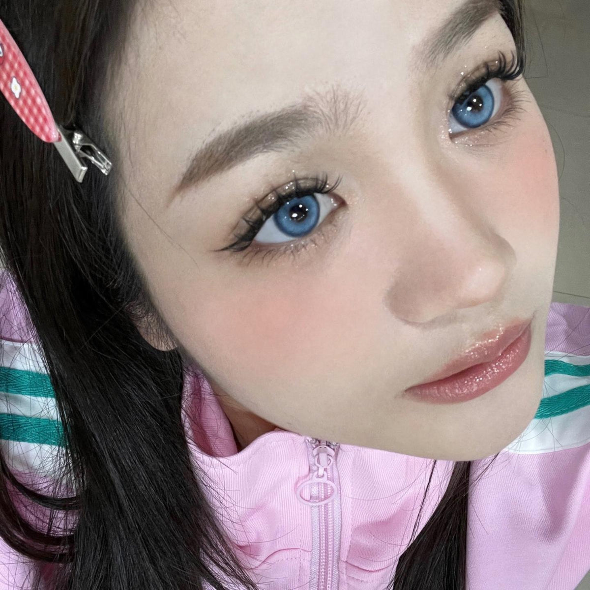 YSBZANG MorningCon 14.20mm Blue Colored Contact Lenses (6 Months Wear)