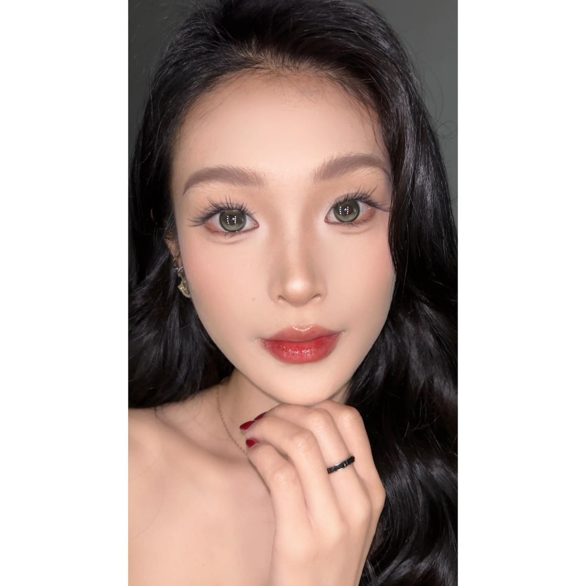 DZLCHA Tinacon 14.50mm Green Colored Contact Lenses (6 Months Wear)
