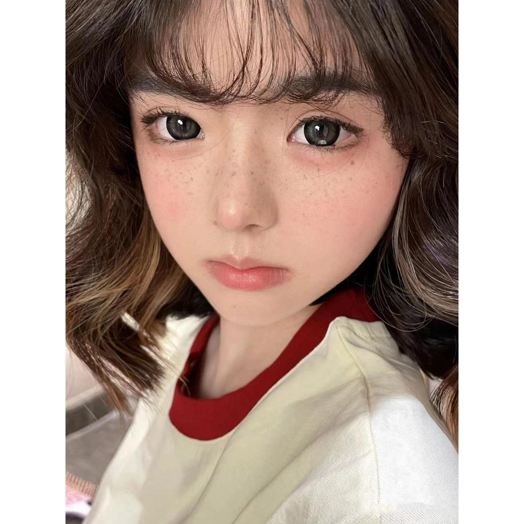 HJSYA Xiyoulens 14.50mm Black Colored Contact Lenses (6 Months Wear)