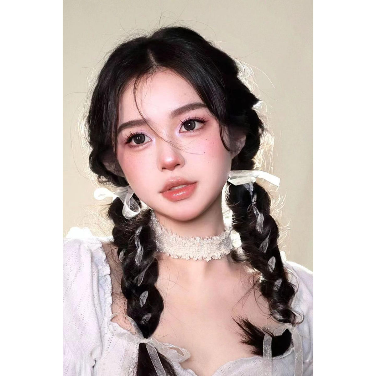 WMXSHAN thestarlens 14.50mm Black Colored Contact Lenses (6 Months Wear)