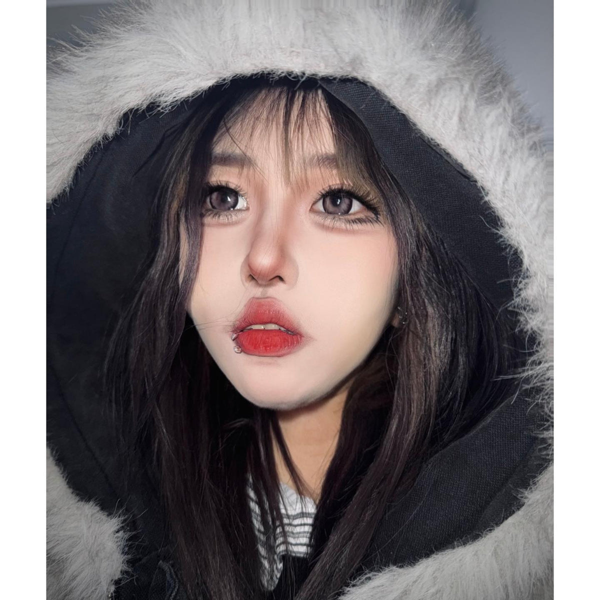 CDBBXYFEN OBALEN 14.50mm Pink Colored Contact Lenses (6 Months Wear)