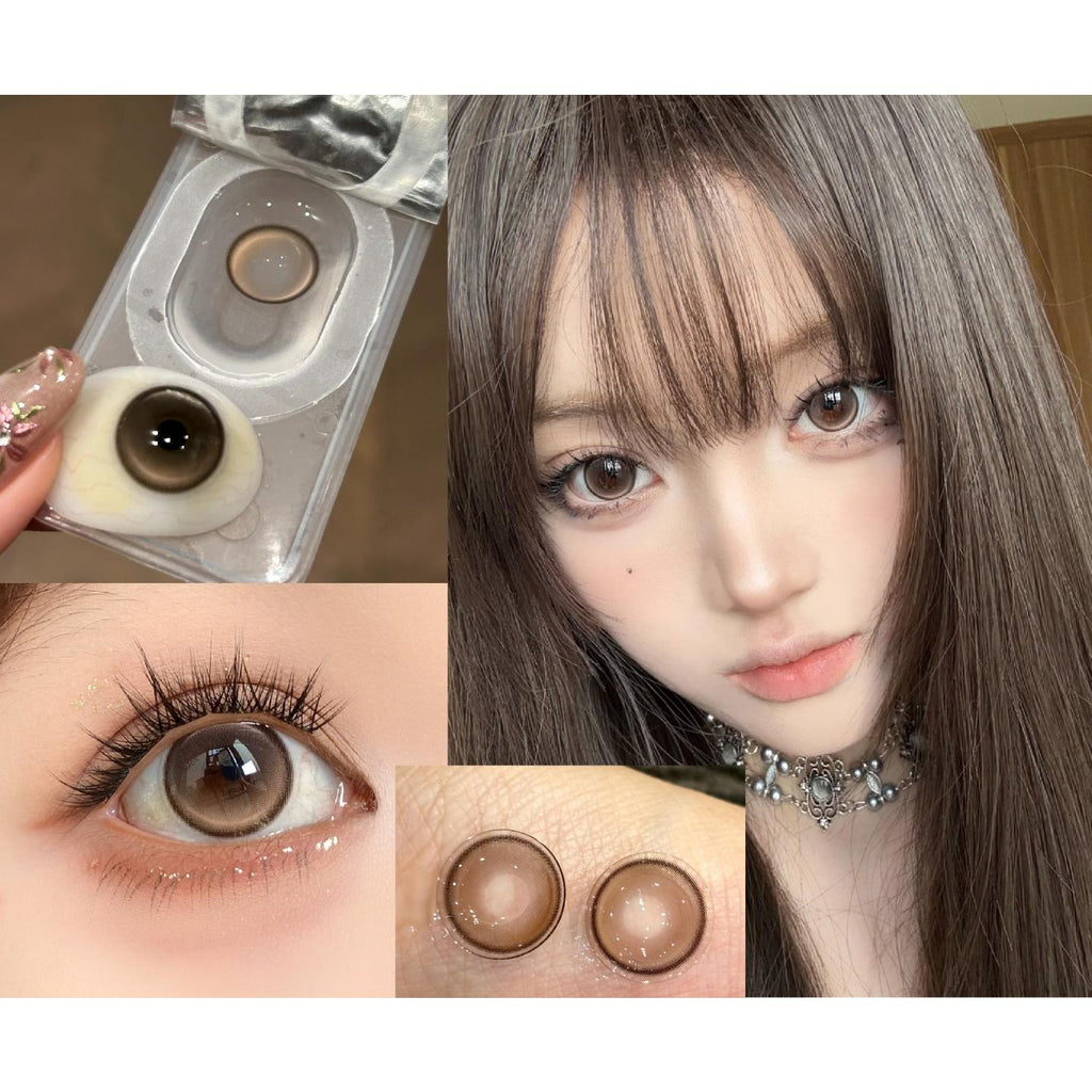 Kính áp tròng màu nâu SMTSI thestarlens 14.20mm (Thời hạn sử dụng 6 tháng)