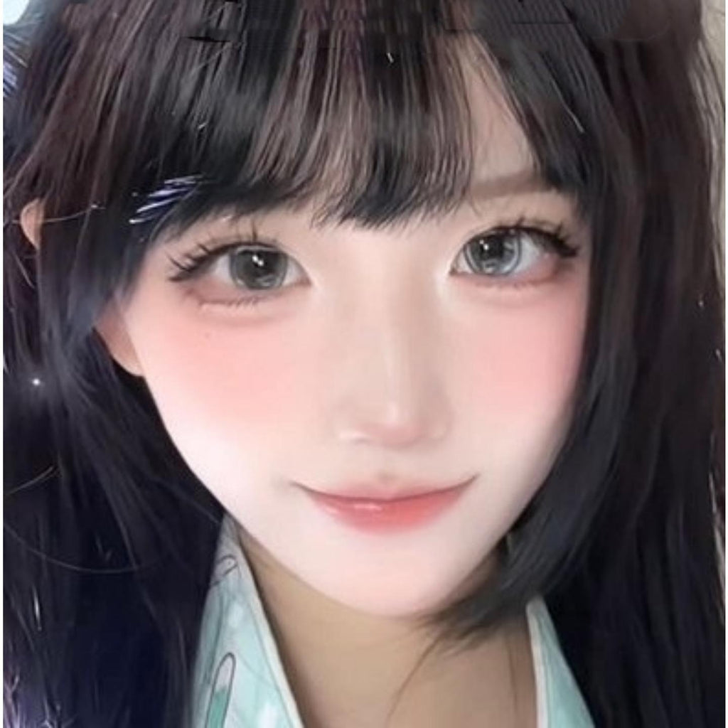 KLXGOU OVOLOOK 14.50mm Grey Colored Contact Lenses (6 Months Wear)
