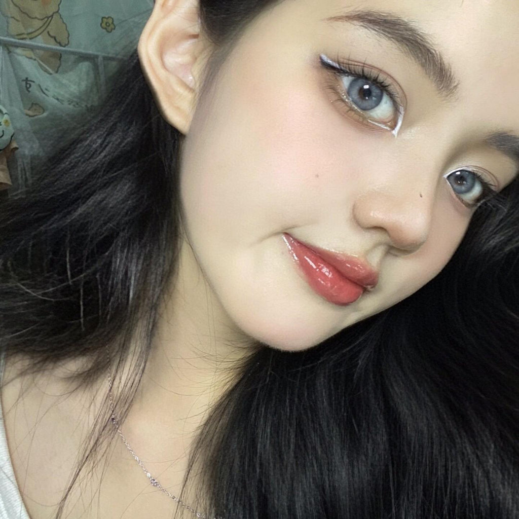 TLLHUI Xiyoulens 14.20mm Blue Colored Contact Lenses (6 Months Wear)
