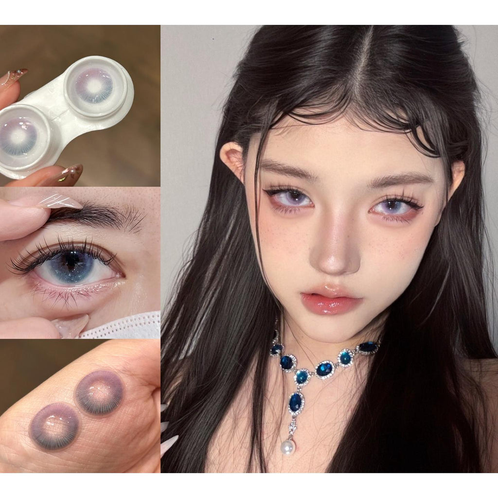 Kính áp tròng màu tím SMRSHENG thestarlens 14.50mm (thời hạn sử dụng 6 tháng)
