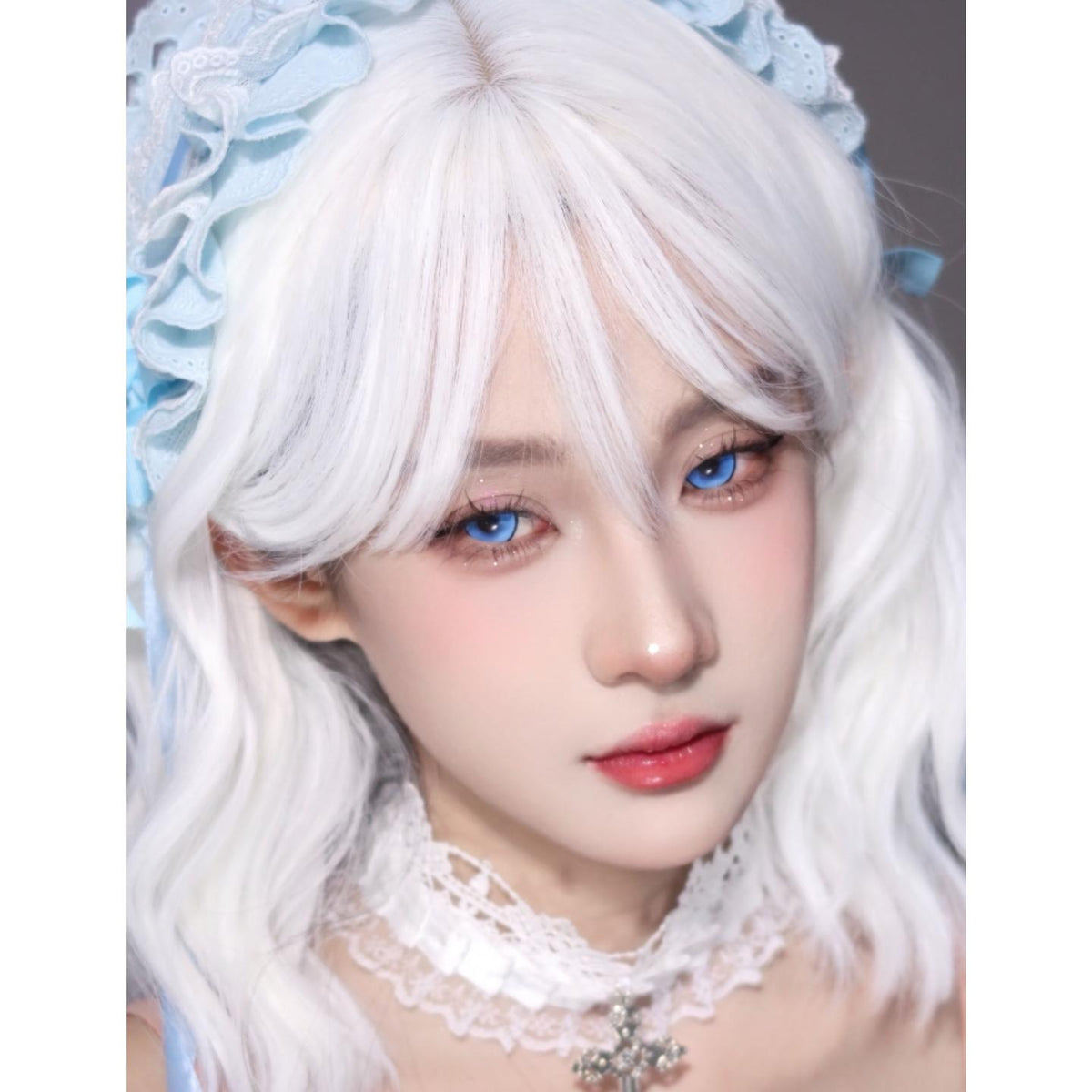 MFPPLAN Xiyoulens คอนแทคเลนส์สีฟ้า ขนาด 14.50 มม. (ชนิดราย 6 เดือน)