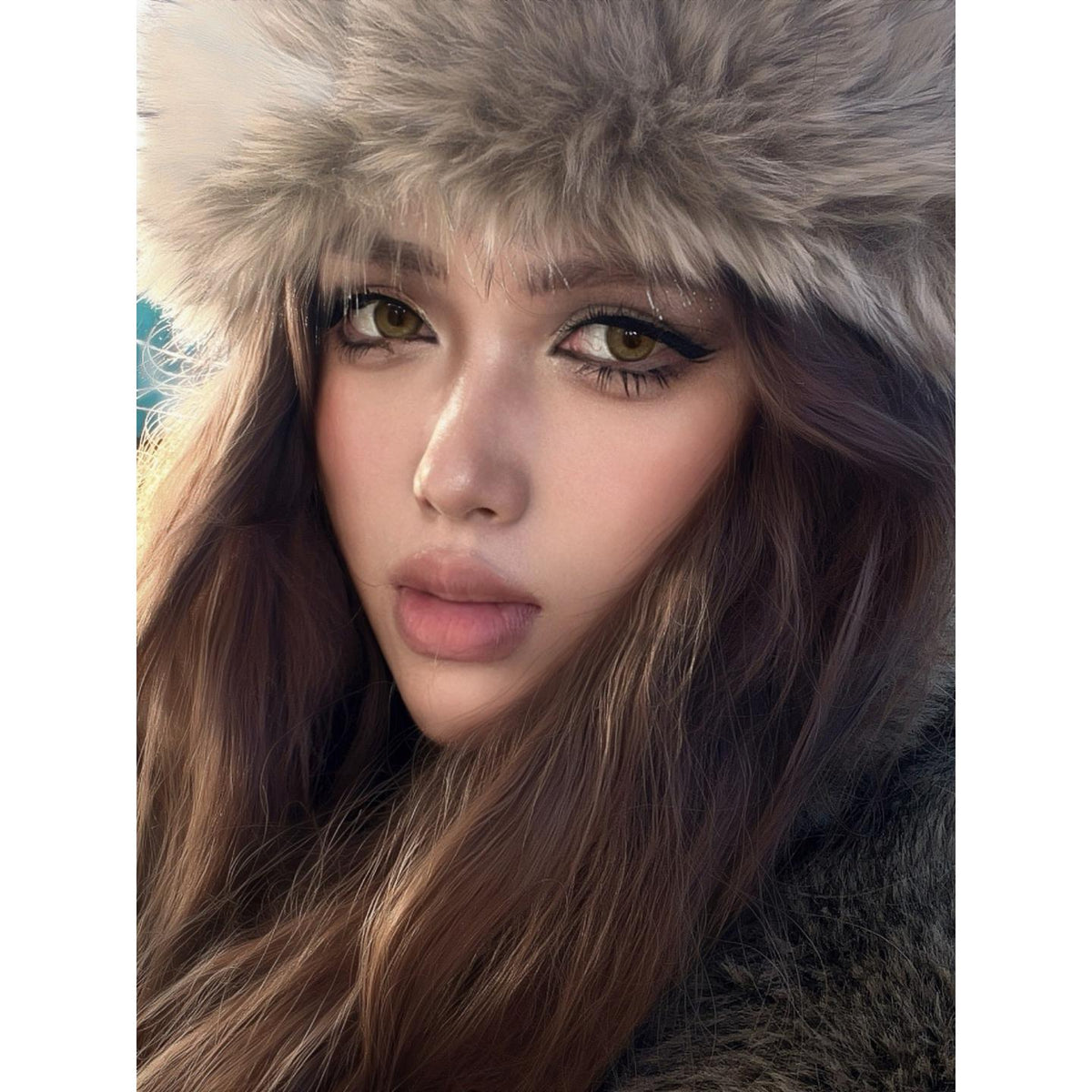 WZSJZONG Serltyca 14.20mm Brown Colored Contact Lenses (6 Months Wear)