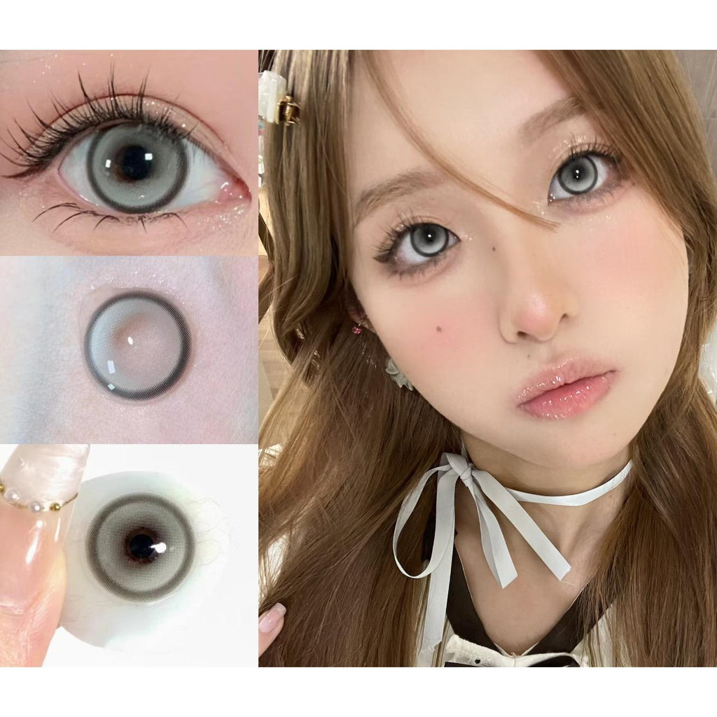 SYLZI MorningCon 14.50mm Grey Colored Contact Lenses (6 Months Wear)
