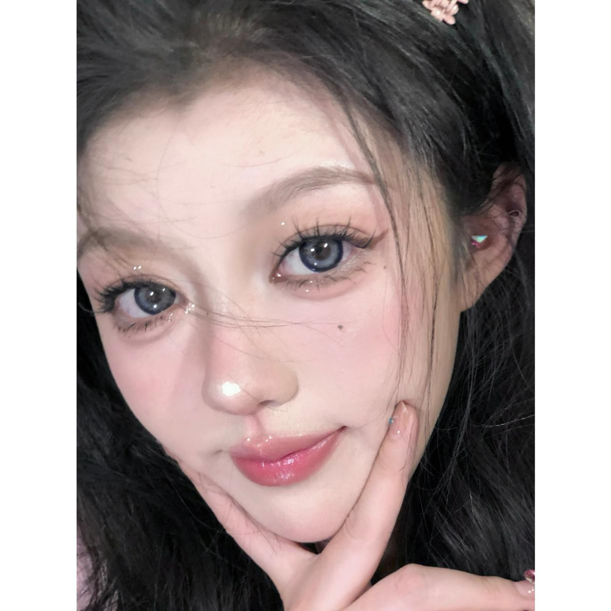 WME MorningCon 14.50mm Blue Colored Contact Lenses (6 Months Wear)