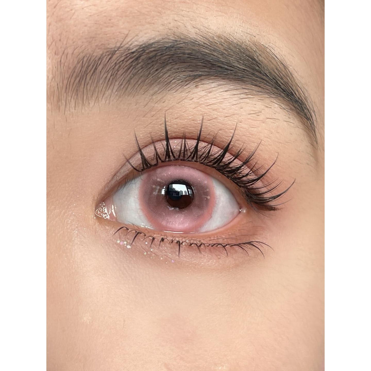 FQSHUI OBALEN 14.50mm Pink Colored Contact Lenses (6 Months Wear)