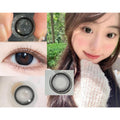 HNNAI ROSELENS 14.50mm Black Colored Contact Lenses (6 Months Wear)