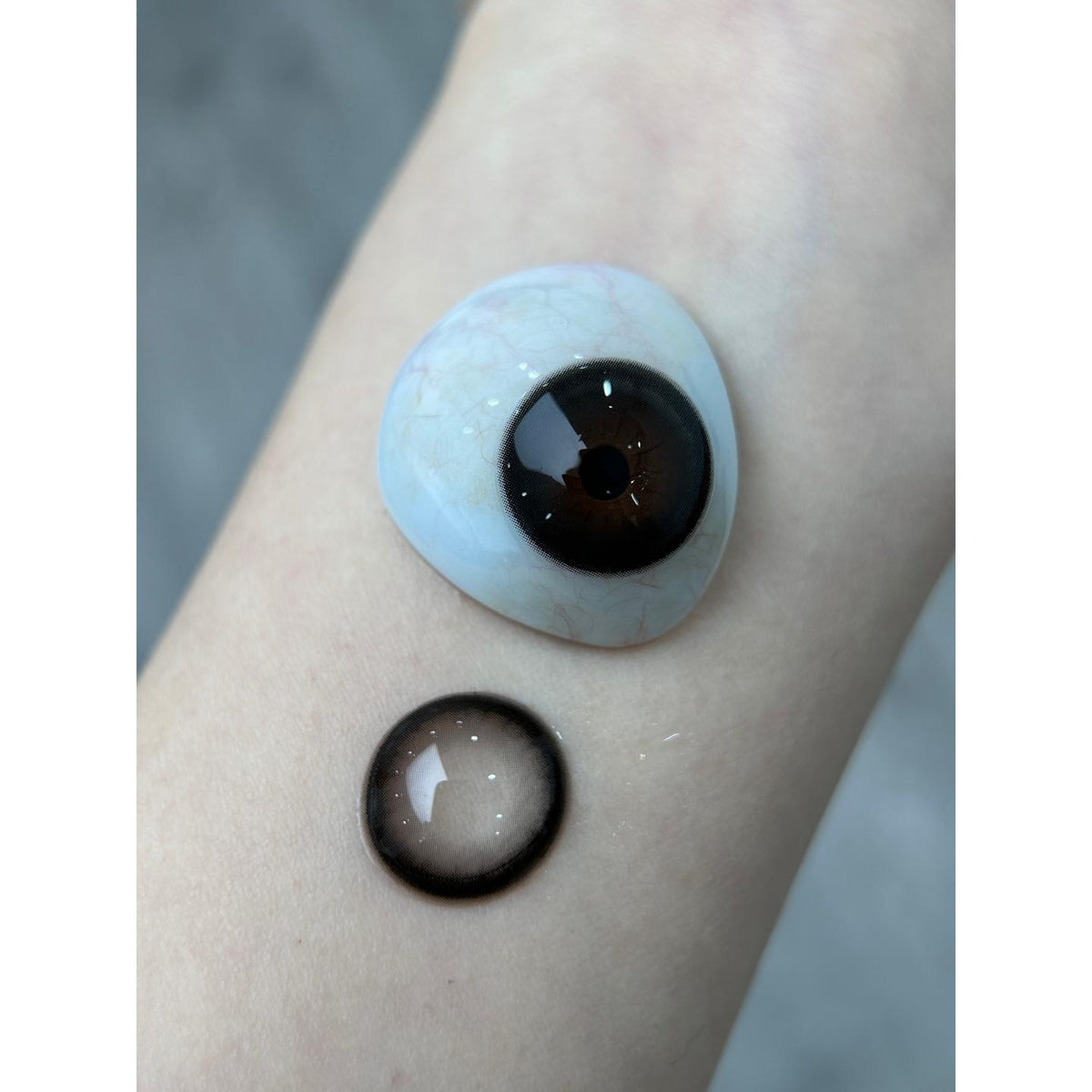 CDYYNDAI OBALEN 14.50mm Black Colored Contact Lenses (6 Months Wear)