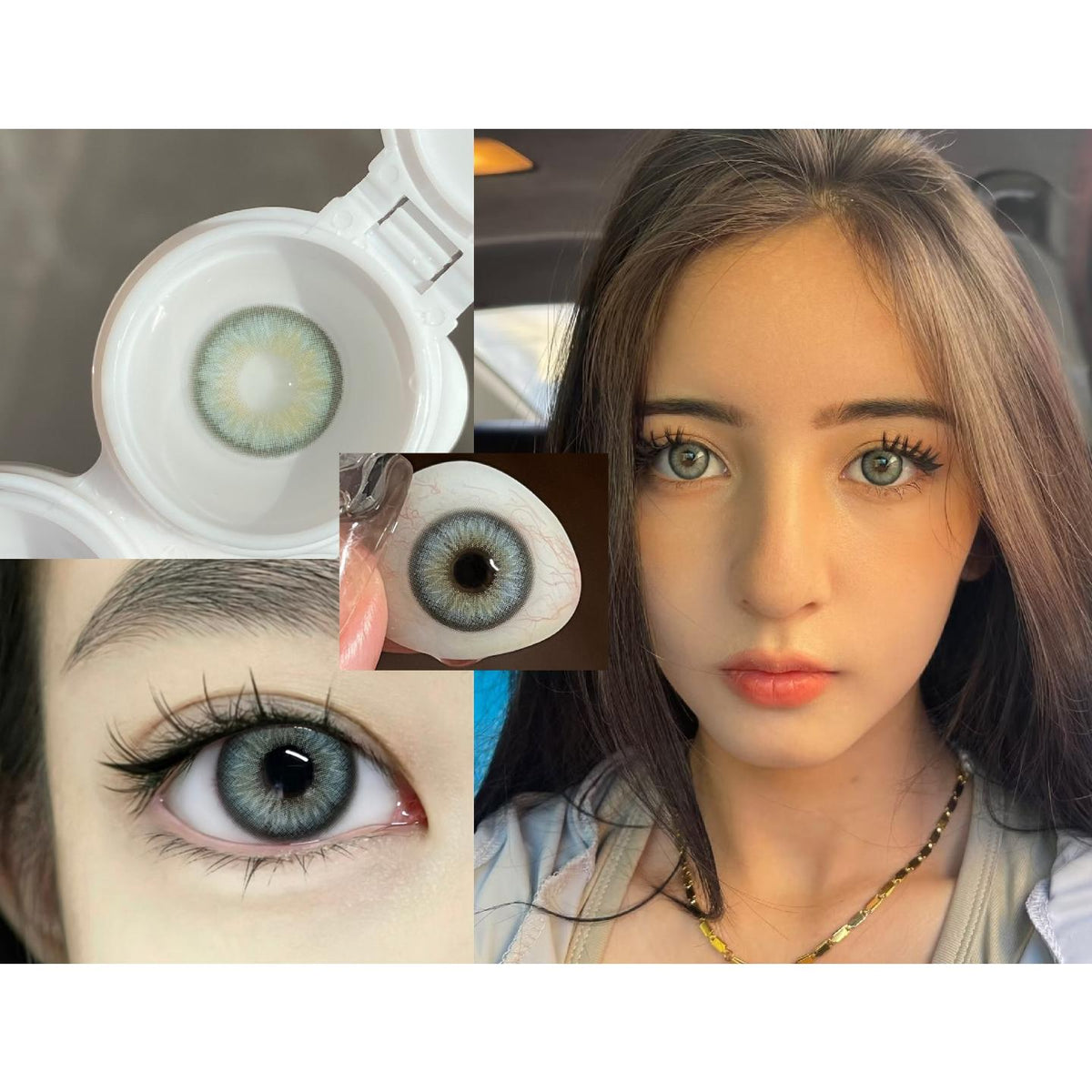JYZZI BOOSCON 14.20mm Green Colored Contact Lenses (6 Months Wear)