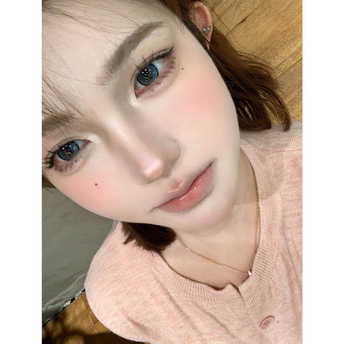 BDJGUANG BOOSCON 14.50mm Blue Colored Contact Lenses (6 Months Wear)