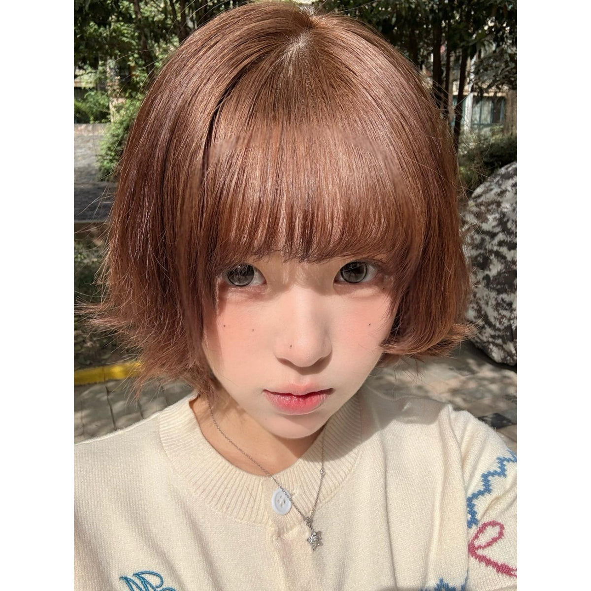 HSXQING thestarlens 14.20mm Grey Colored Contact Lenses (6 Months Wear)